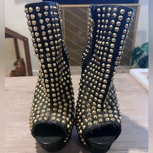 Rock & Republic studded platform booties.